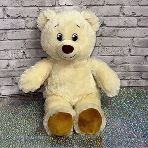 Build-A-Bear BAB Lil Pudding Cub 15" Cream Tan Bear Stuffed Animal Plush